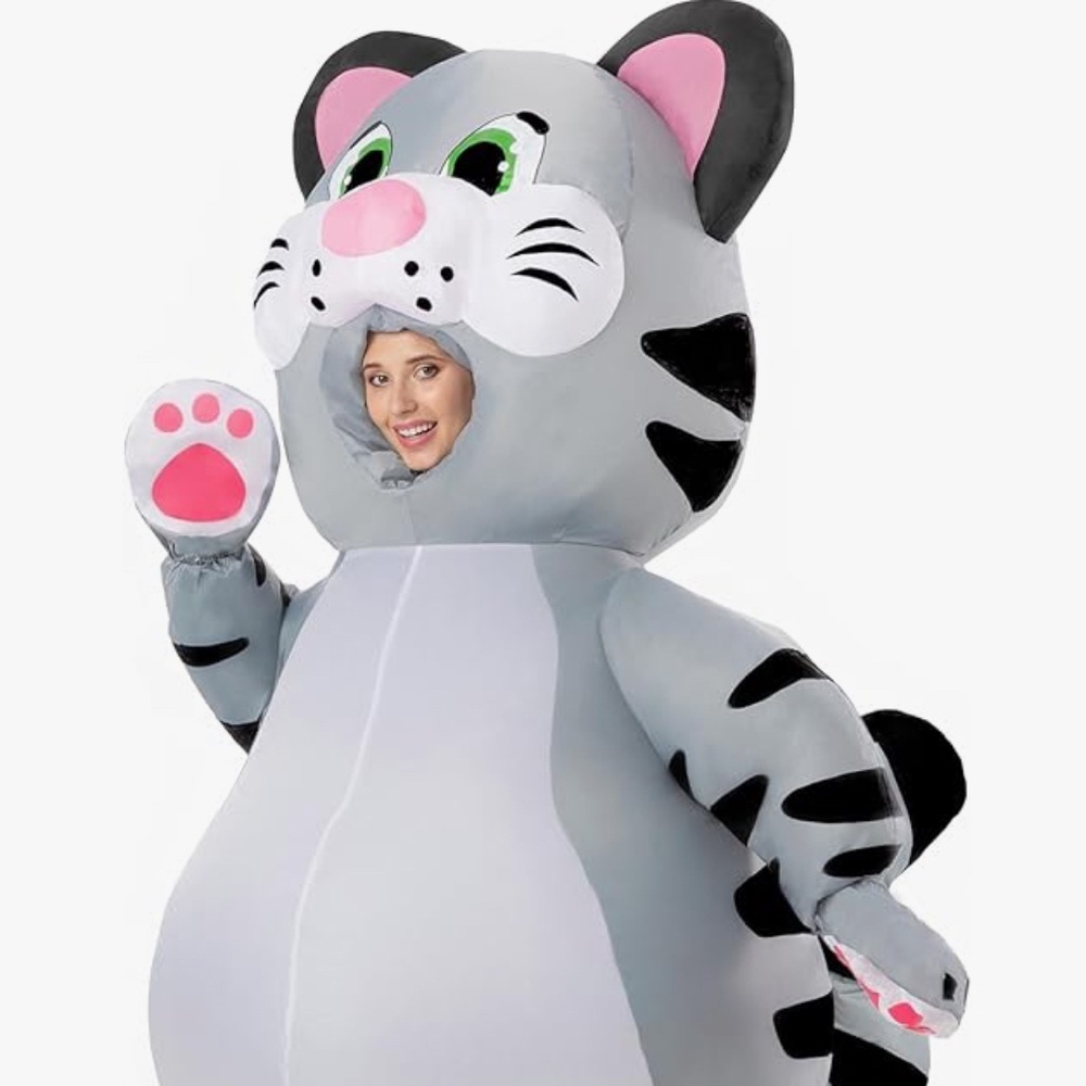 Inflatable Halloween Costume Full Body Kitty Cat Inflatable